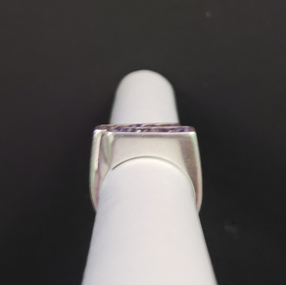 Sterling Silver Iolite Ring Size 6.75 - Picture 3 of 3